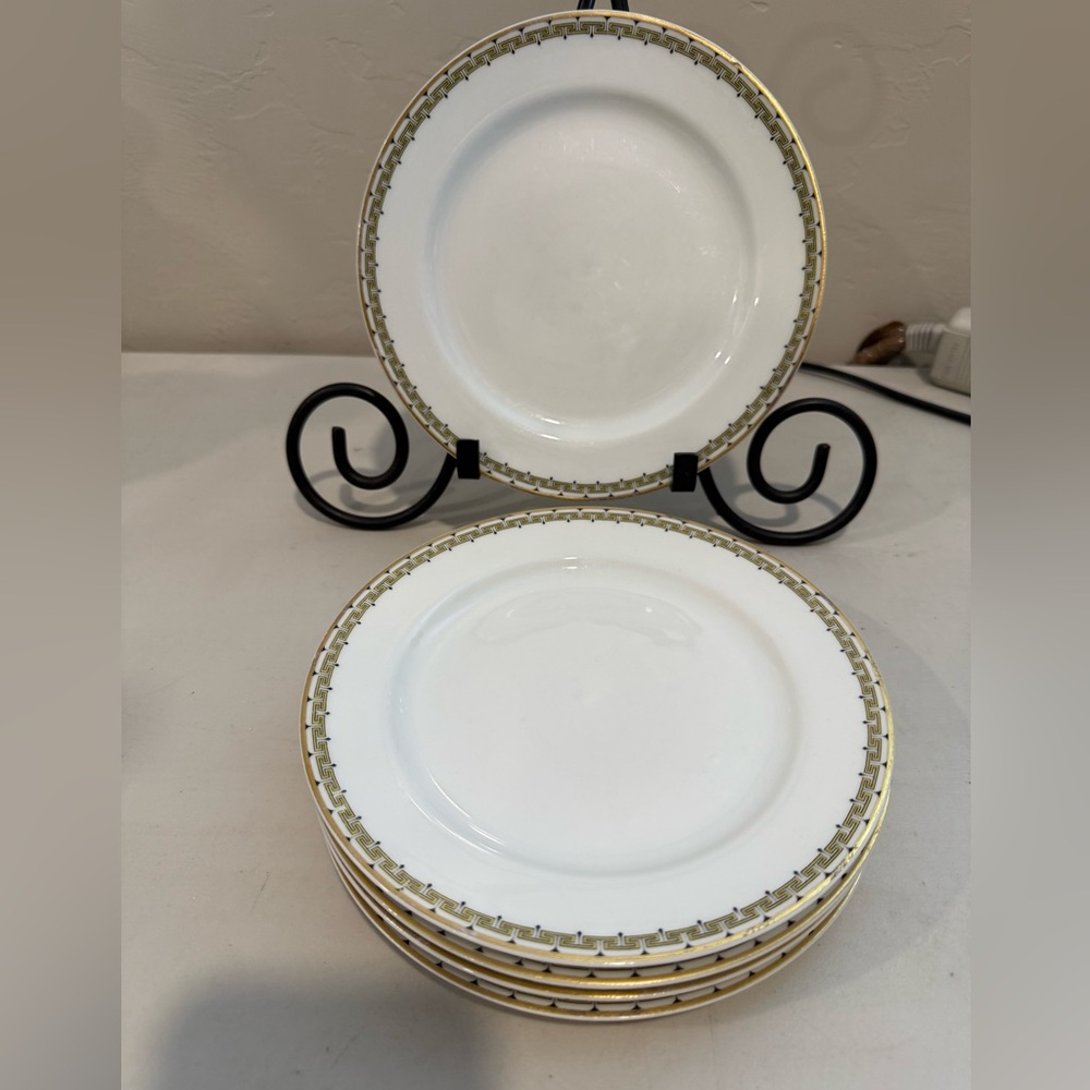 Haviland Albany 7.5” Plate(s) - Schleiger 107A Greek Key Set Of 5